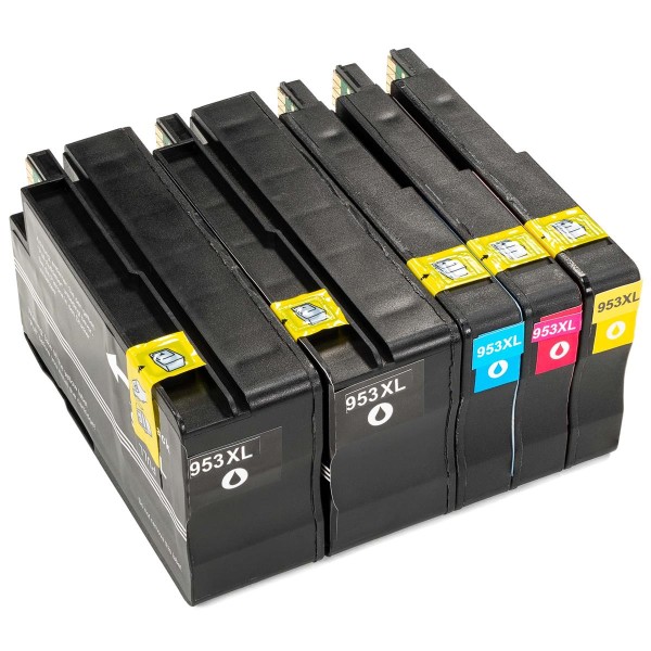 ESMOnline 5er kompatible Druckerpatrone ersetzt HP 953XL