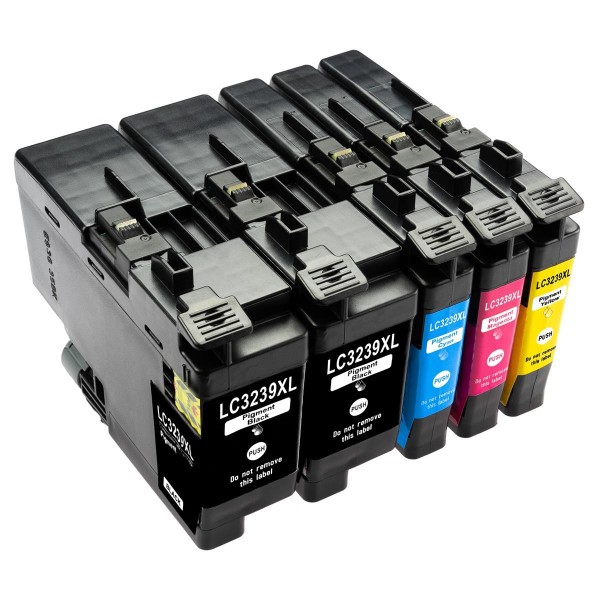 4250614800510 - 5x Brother LC-3239XL (LC-3237) kompatibel von ESMOnline 4250614800510 - 5x Brother LC-3239XL (LC-3237) kompatibel von ESMOnline