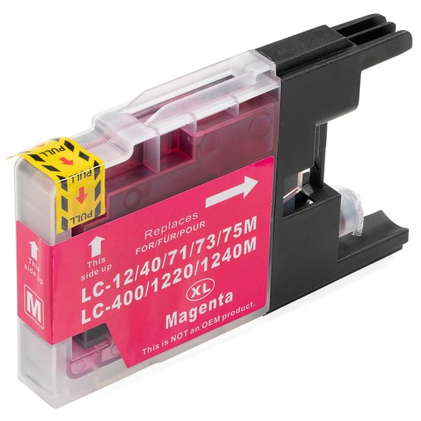 ESMOnline kompatible Druckerpatrone ersetzt Brother LC-1220 LC-1240 LC-1280 Magenta