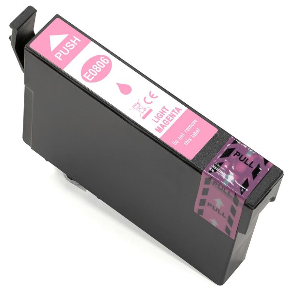 ESMOnline kompatible Druckerpatrone ersetzt Epson T0806 Light Magenta ("Kolibri")