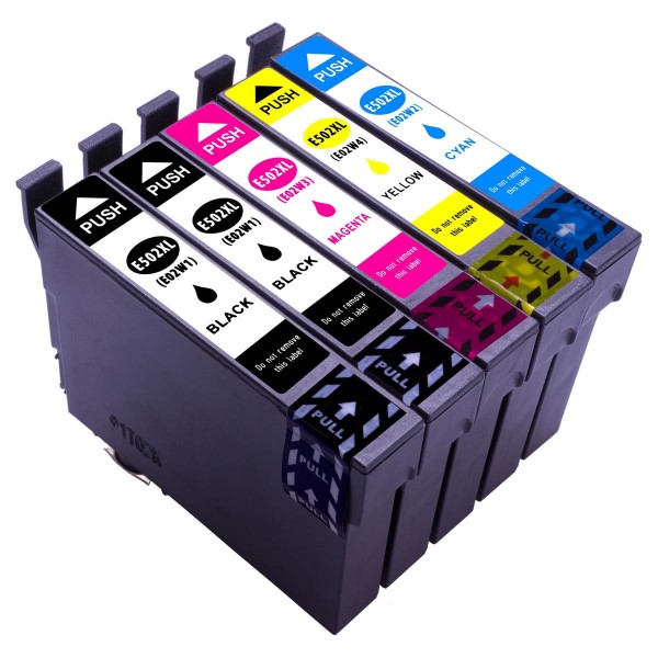 ESMOnline 5er kompatible Druckerpatrone ersetzt Epson 502XL ("Fernglas")