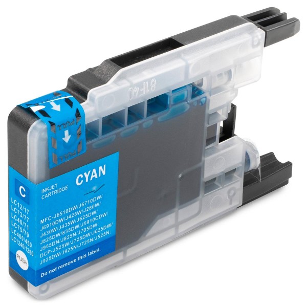 ESMOnline kompatible Druckerpatrone ersetzt Brother LC-1220 LC-1240 LC-1280XL Cyan
