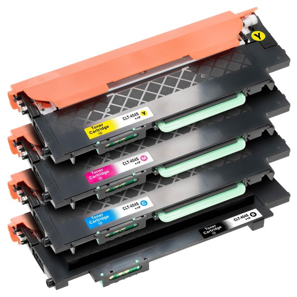 ESMOnline 4 Tonerkartusche Samsung DC Toner CLT-404S_04-PF Pack(W/B) 4er Set