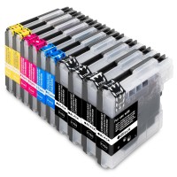 ESMOnline 10er kompatible Druckerpatronen ersetzt Brother LC-985 LC-980 LC-1100 ESMOnline 10er kompatible Druckerpatronen ersetzt Brother LC-985 LC-980 LC-1100