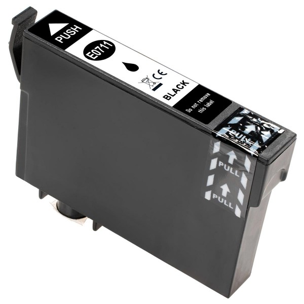 ESMOnline kompatible Druckerpatrone ersetzt Epson T0711 (T0891) Black ("Gepard")