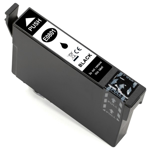 ESMOnline kompatible Druckerpatrone ersetzt Epson Black T0801 ("Kolibri")