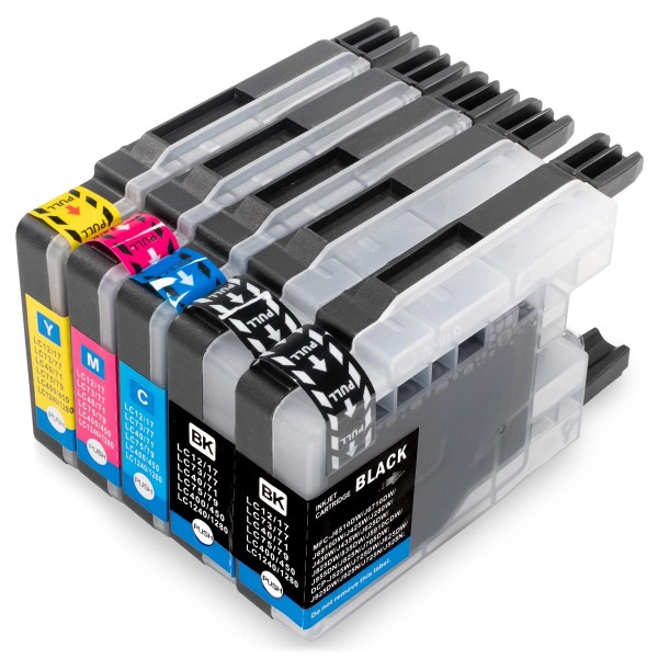 4250614202338 - 5x kompatible Druckerpatronen ersetzen Brother LC-1220 LC-1240 LC-1280XL kompatibel von ESMOnline 4250614202338 - 5x kompatible Druckerpatronen ersetzen Brother LC-1220 LC-1240 LC-1280XL kompatibel von ESMOnline