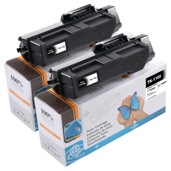 ESMOnline 2 Tonerkartusche als Ersatz für Kyocera TK-1160 BK ECOSYS P2040dn, P2040dw