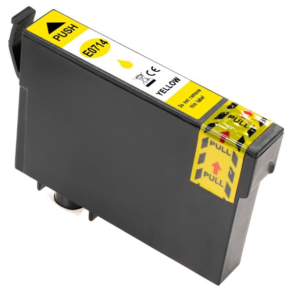 ESMOnline kompatible Druckerpatrone ersetzt Epson T0714 (T0894) Yellow ("Gepard")