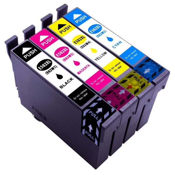 ESMOnline 4er kompatible Druckerpatrone ersetzt Epson 502XL ("Fernglas")