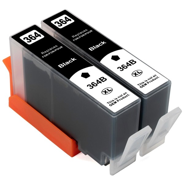 4250614805768 - 2x HP 364 Black kompatibel von ESMOnline 4250614805768 - 2x HP 364 Black kompatibel von ESMOnline