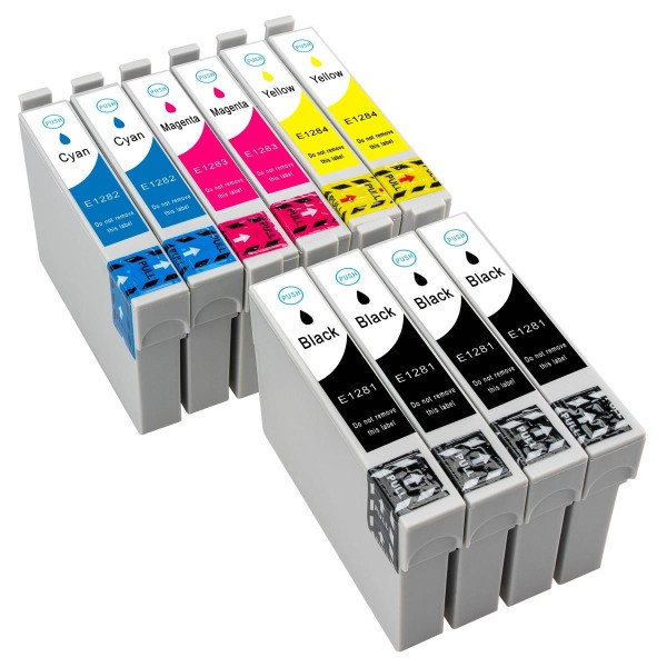 4250614804747 - 10x Epson T128 (Fuchs) kompatibel von ESMOnline 4250614804747 - 10x Epson T128 (Fuchs) kompatibel von ESMOnline